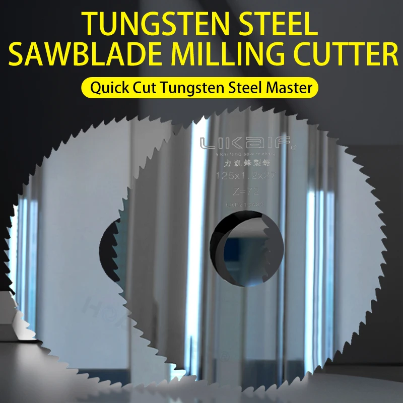 

Tungsten steel saw blade milling cutter tungsten carbide circular saw blade cutting blade outer diameter 60/80/100/120/150