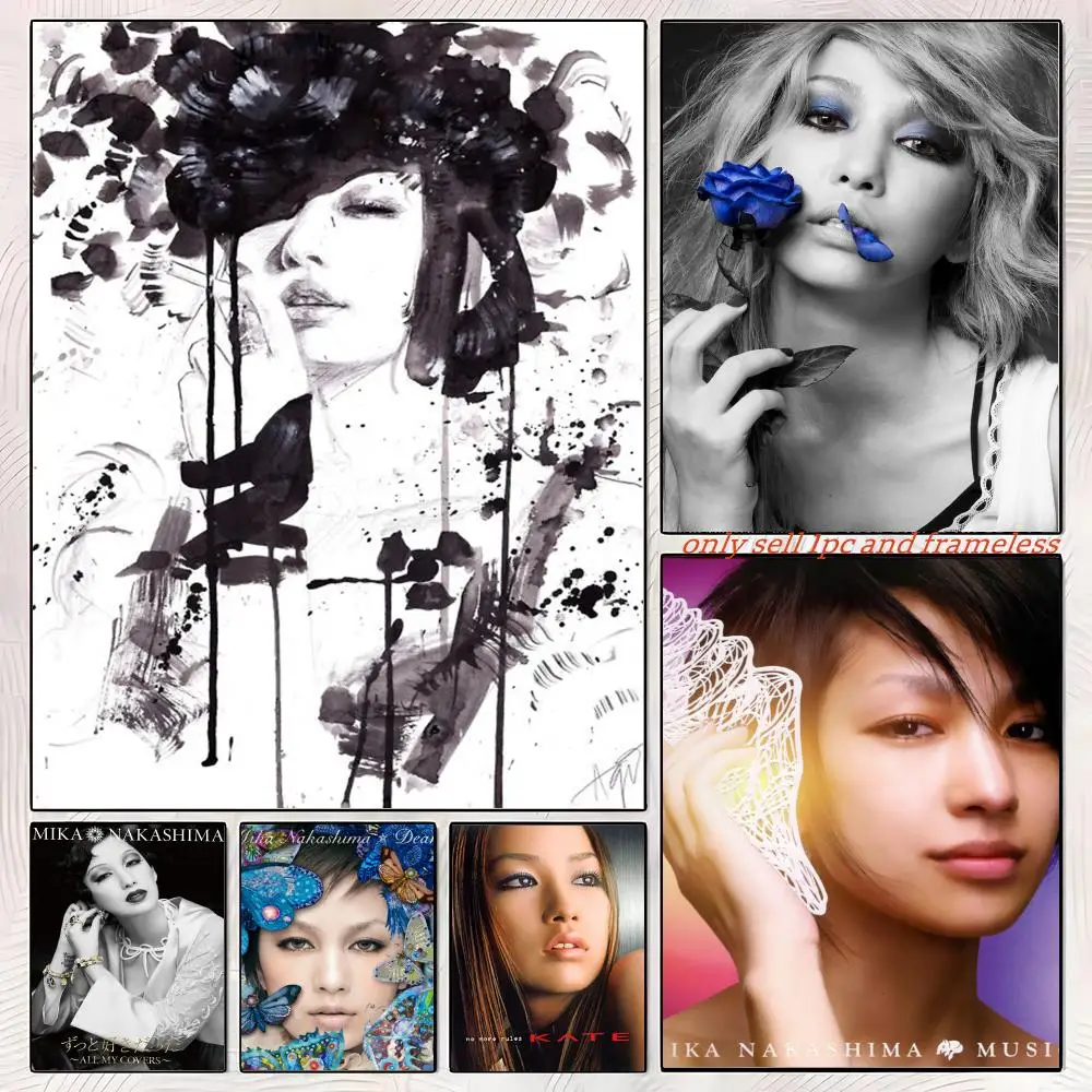 Ein Sänger, der die Seele berührt M-Mika Nakashima Poster Premium PP Wandaufkleber - Abziehen & Aufkleben, HD-Druck, Wasserdichte Heimdekoration