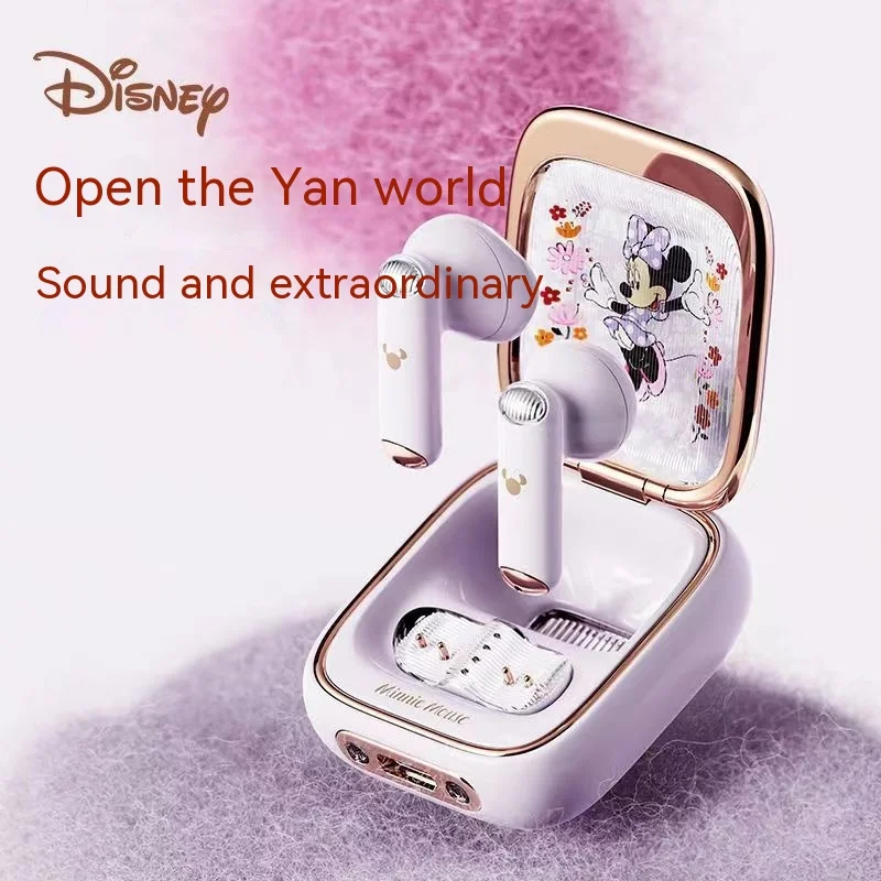 

Disney Q7 HIFI Sound Bluetooth Earphones Space Capsule Wireless In-ear Headset Noise Reduction Headphone Long Standby Gift