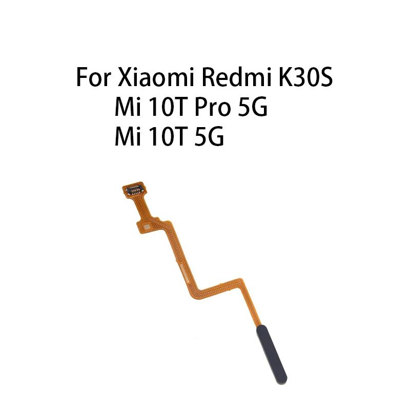 Gefensi Home Power Button Fingerprint Sensor Flex Cable For Xiaomi Redmi K30S / Mi 10T 5G / Mi 10T Pro 5G