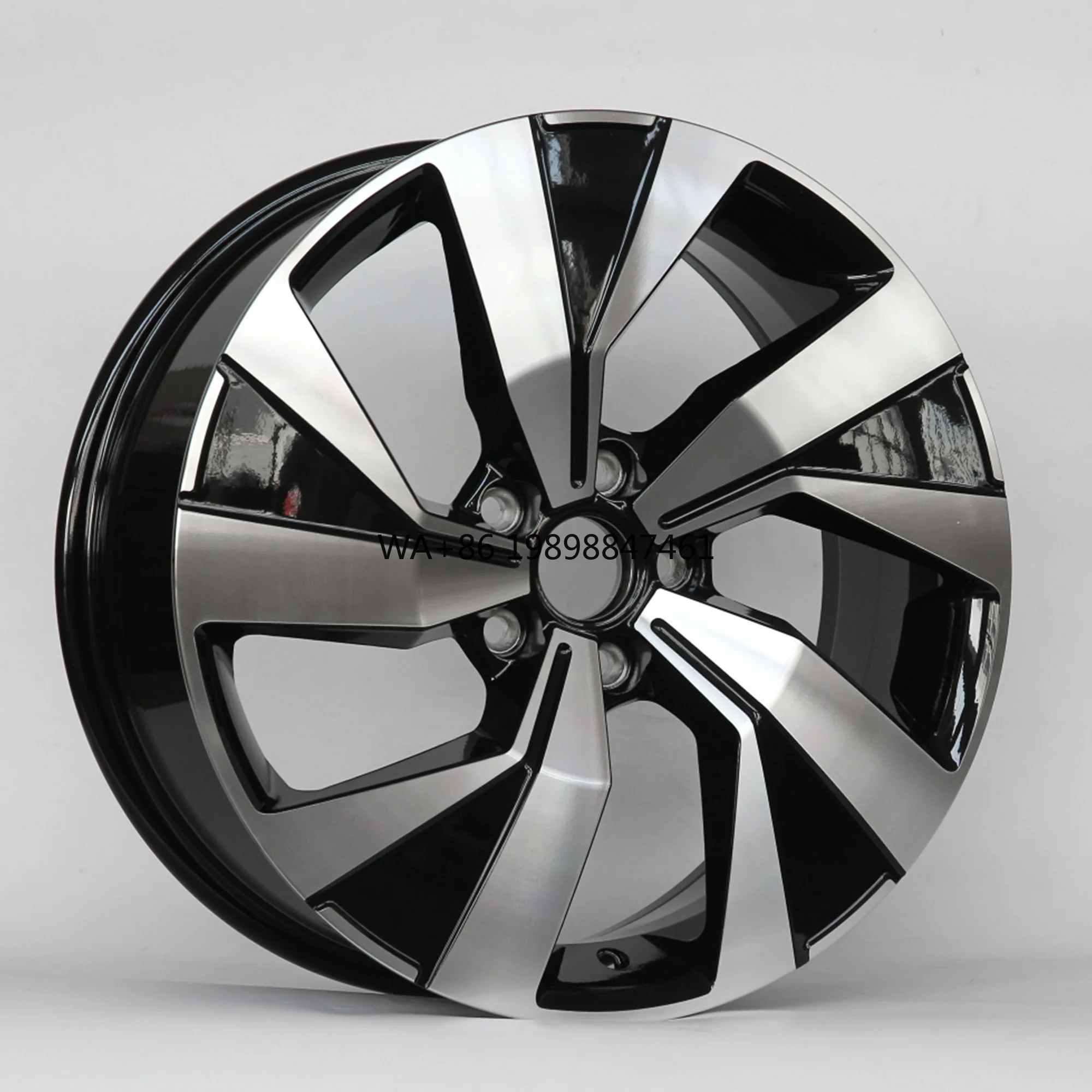 Black Print 17 Inch Alloy Wheels Aluminum Multi Spoke Flow Formed Wheelcraft Brand New Car Wheels for for