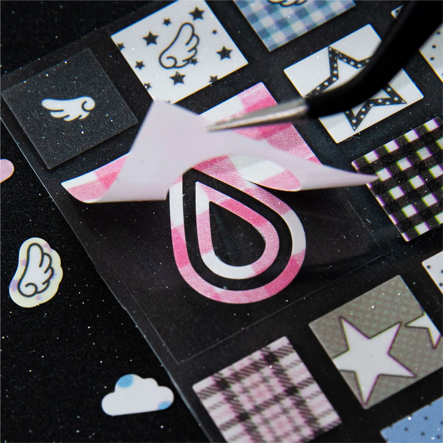 1 قطعة/الوحدة أشرطة لاصقة الزخرفية الأساسية مزدوجة غير المرغوب فيه مجلة اليابانية اخفاء سكرابوكينغ ملصقات #1