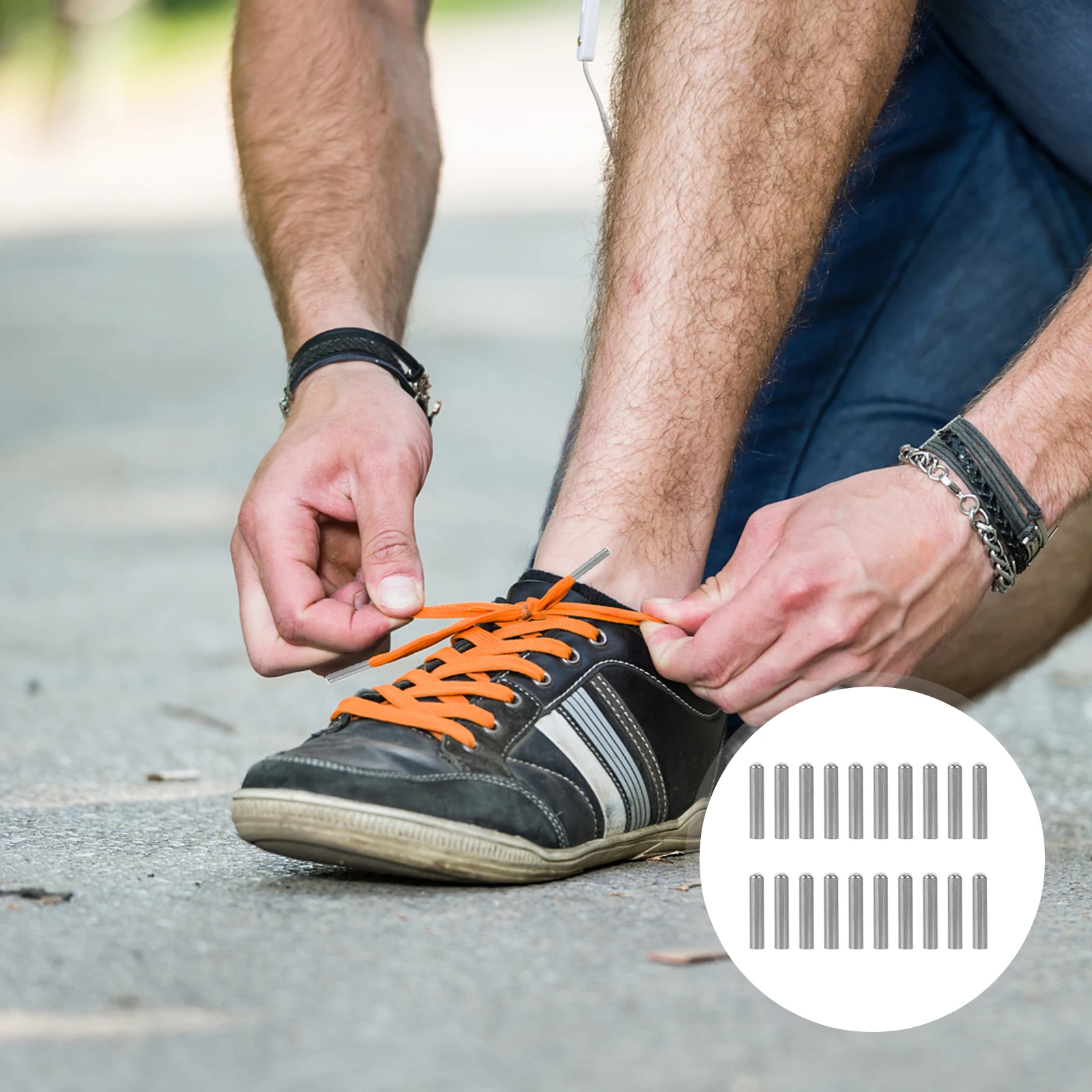 

20pcs Shoelace Tips Durable DIY Buckle Parts for Shoe Laces Shoelace Accessories Excellent Craftsmanship