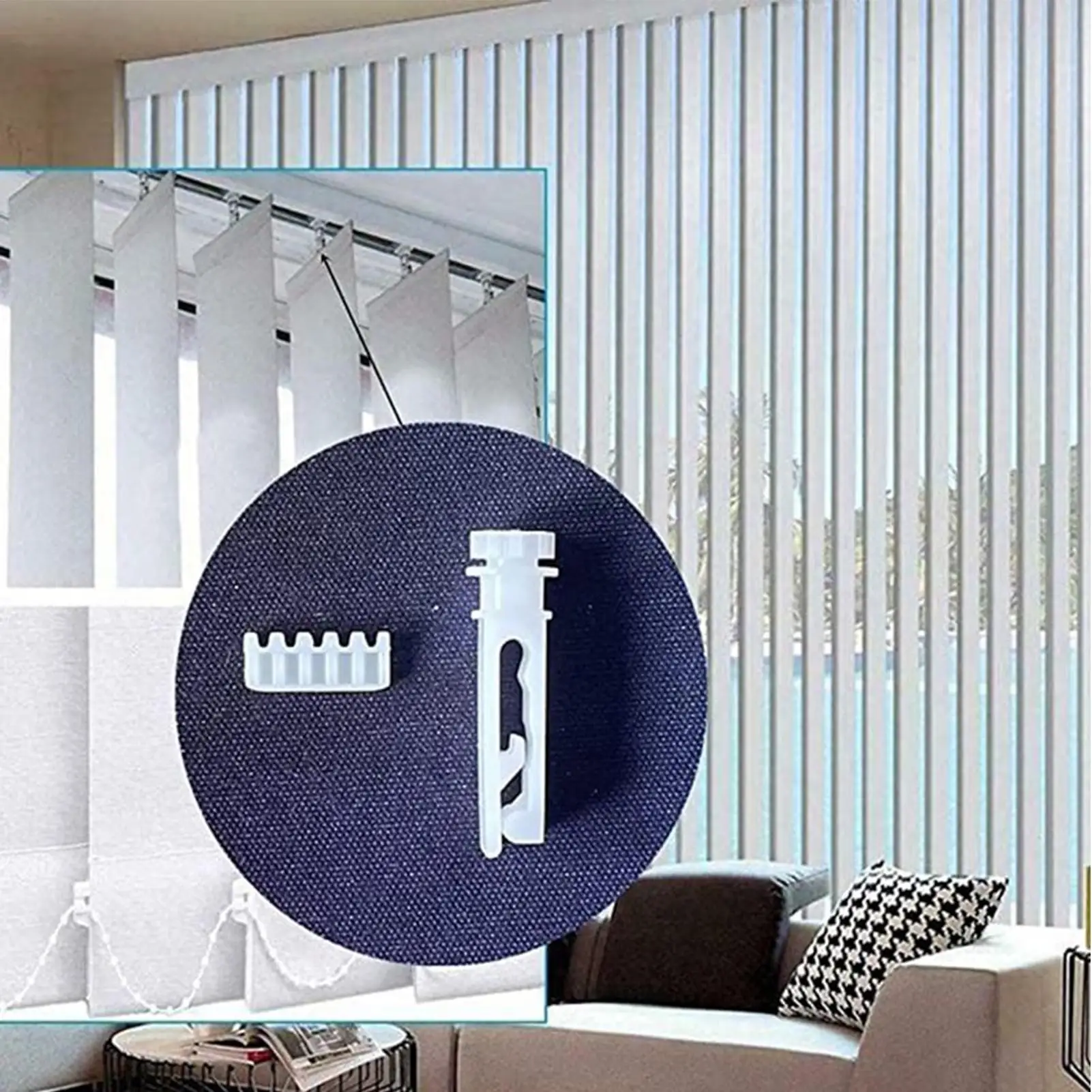 Vertical Blinds Replacement Stem 10 Sets Vertical Blind Stem And Gear Replacement Parts Window Headrail Carrier For Hotel