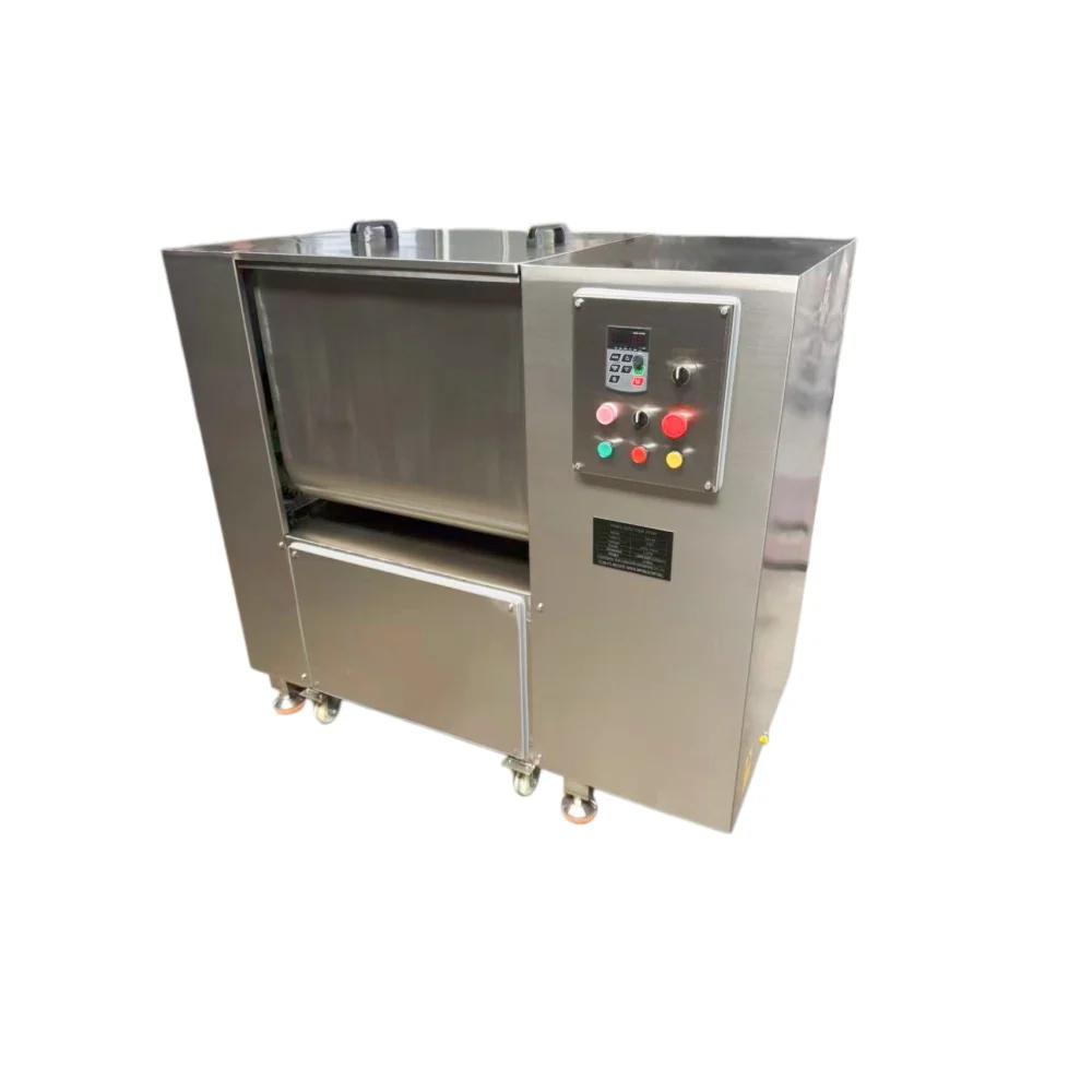 Mezcladora de carne y salchichas totalmente automática de 100L y 200L para kimchi, encurtidos, pollo, carne de cerdo, para la venta