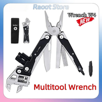 Nextool Multitool Wrench W4 11-in-1 Adjustable Wrench Pliers Folding Knife Hand Tools Screwdriver Woodworking Saw Tools