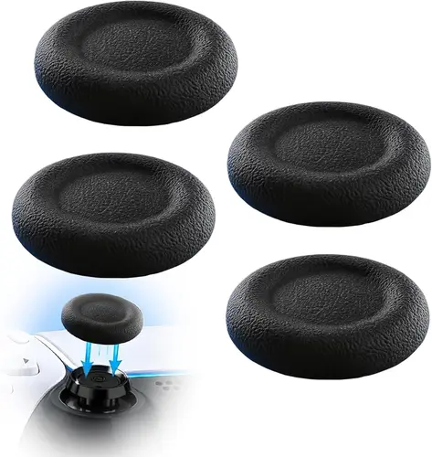 Imagen 2 del producto 20 piezas tapas de agarre de repuesto para Joystick de controlador Ps4/Ps5, cubiertas de agarre antideslizantes, empuñaduras de pulgar de repuesto antiadherentes