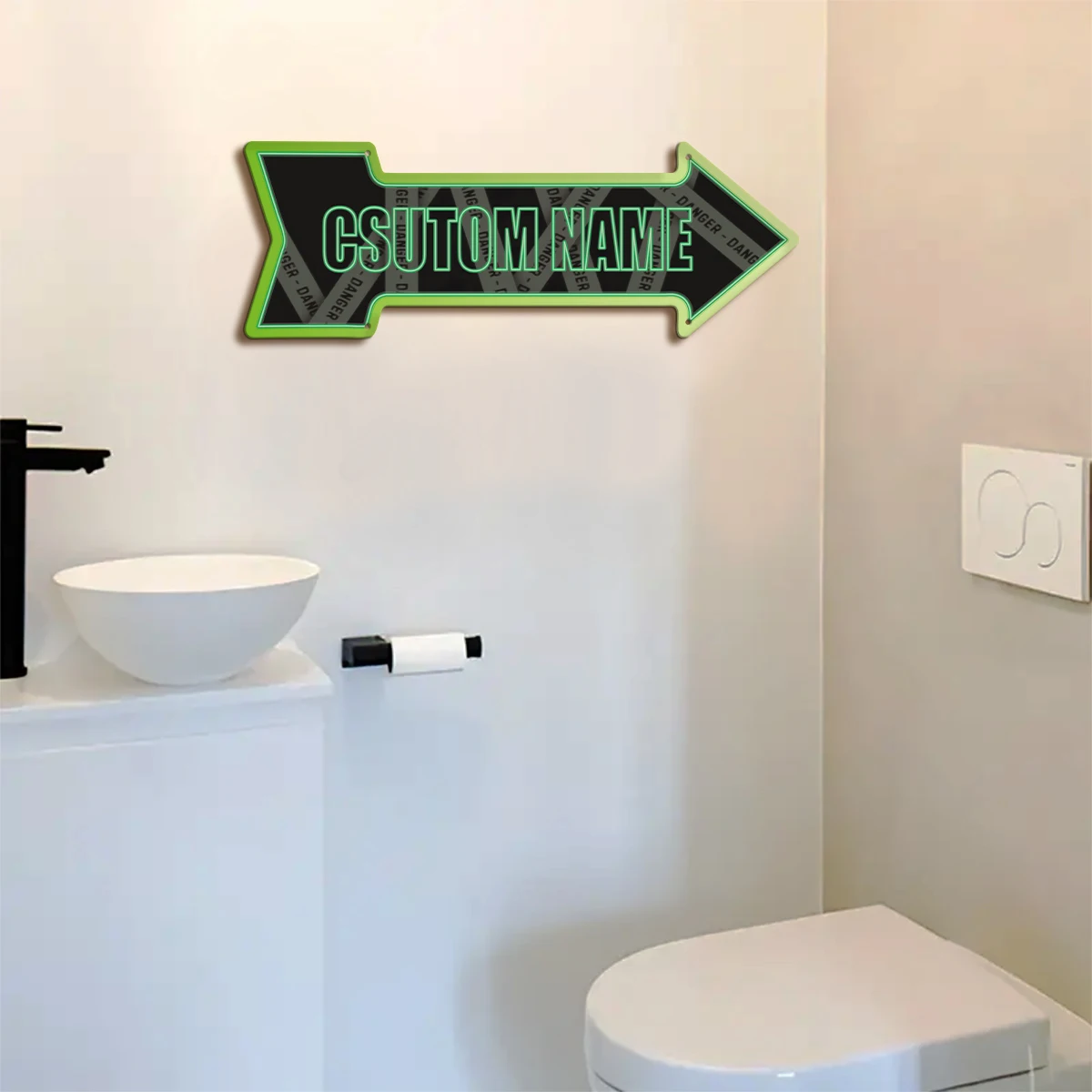 1pc Custom Cool Green Arrow Metal Tin Sign,Vintage Wall ArtPlaque ,Home Room Restaurant Cafe Bar Garage Outdoor Decor Gift