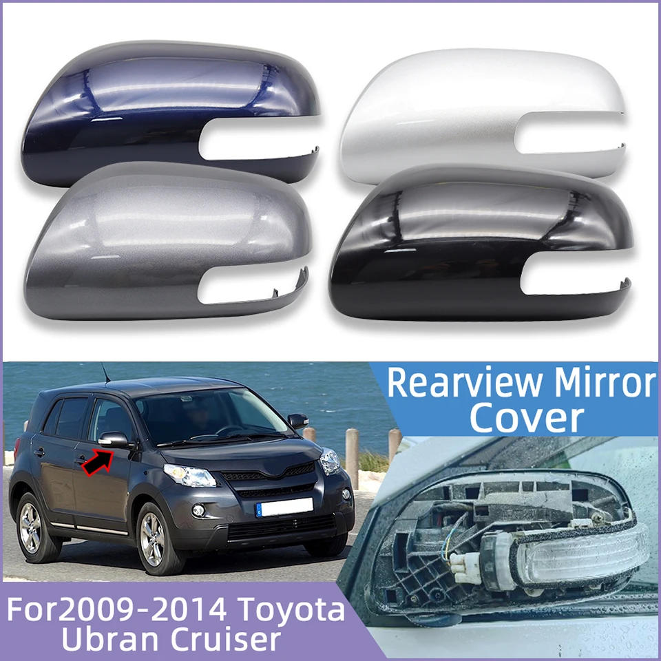 

Car Accessories Painted Mirror Cap For 2009-2014 Toyota Ubran Cruiser Left Right Side Rearview Mirror Shell Cover Housing