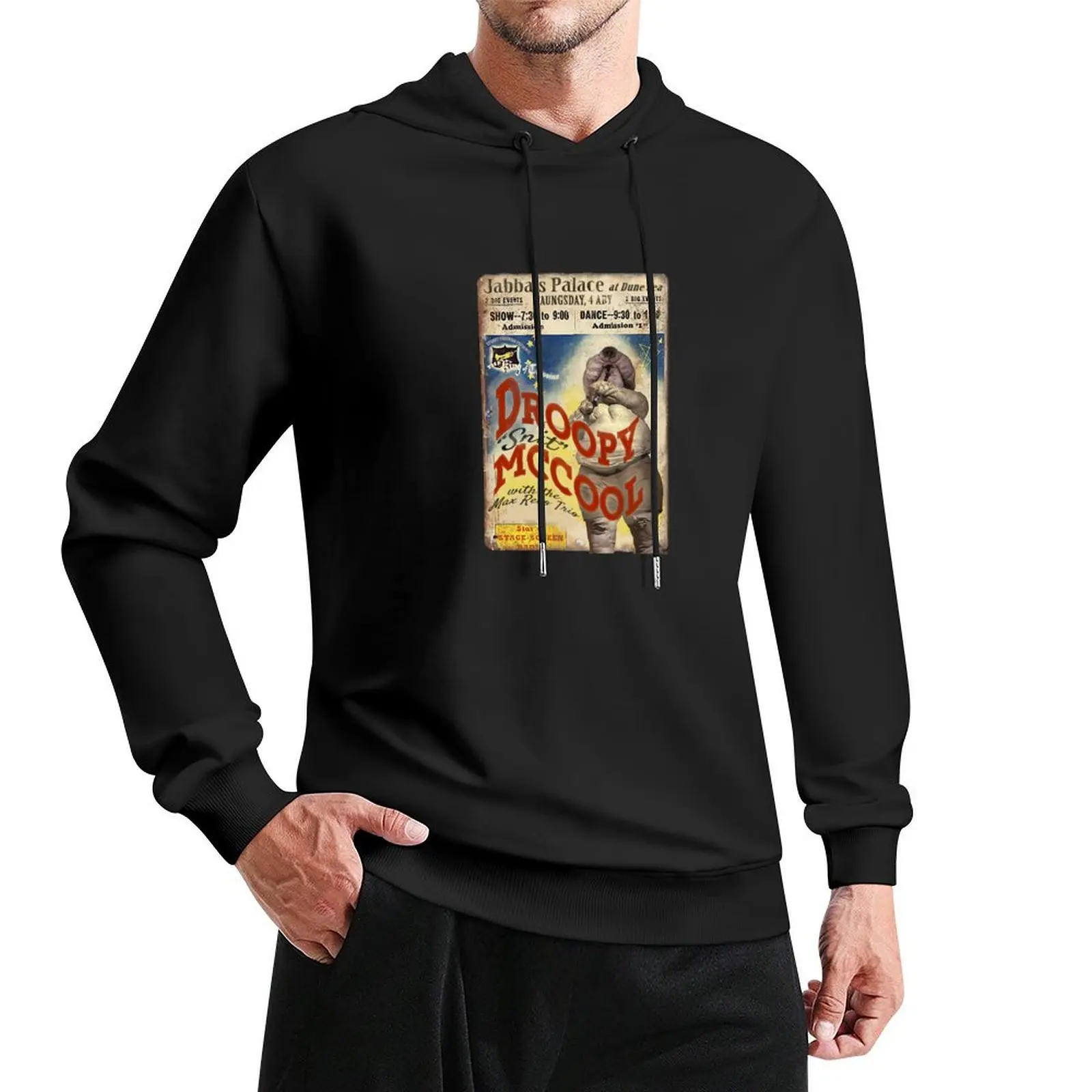 

Vintage Style Fan Art Droopy McCool Concert Poster Pullover Hoodie fashion men autumn men's winter sweater pullover hoodies