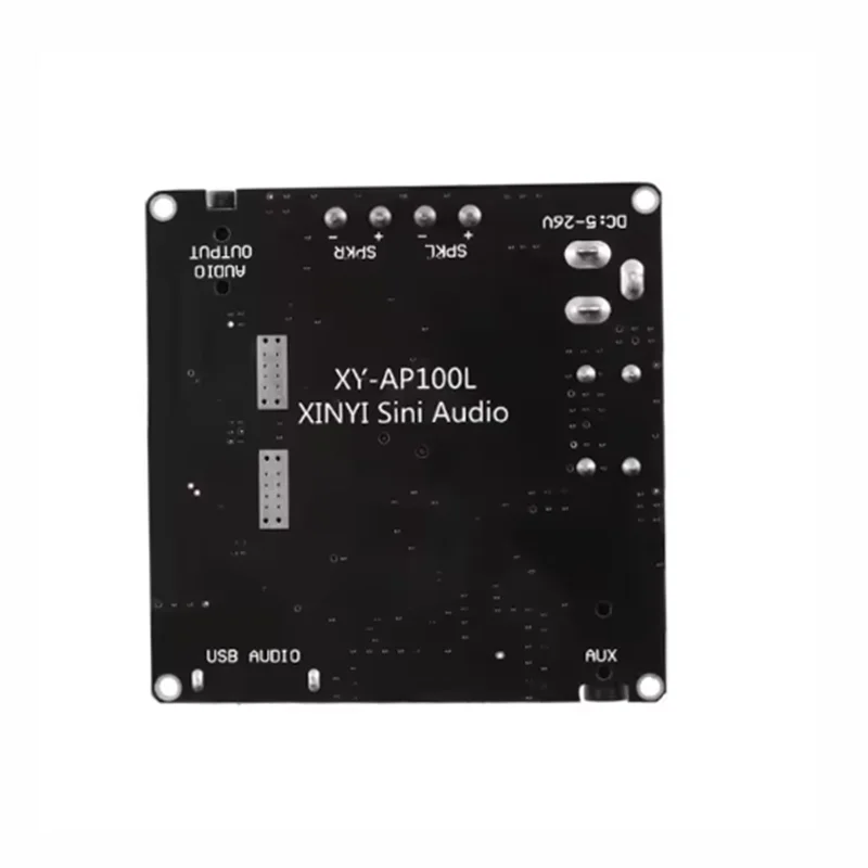 XY-AP100L 100WX2 Bluetooth 5.0 Stereo Amplifier Board AUX USB Sound Card Digital Power Amp Amplificador DC 12V 24V