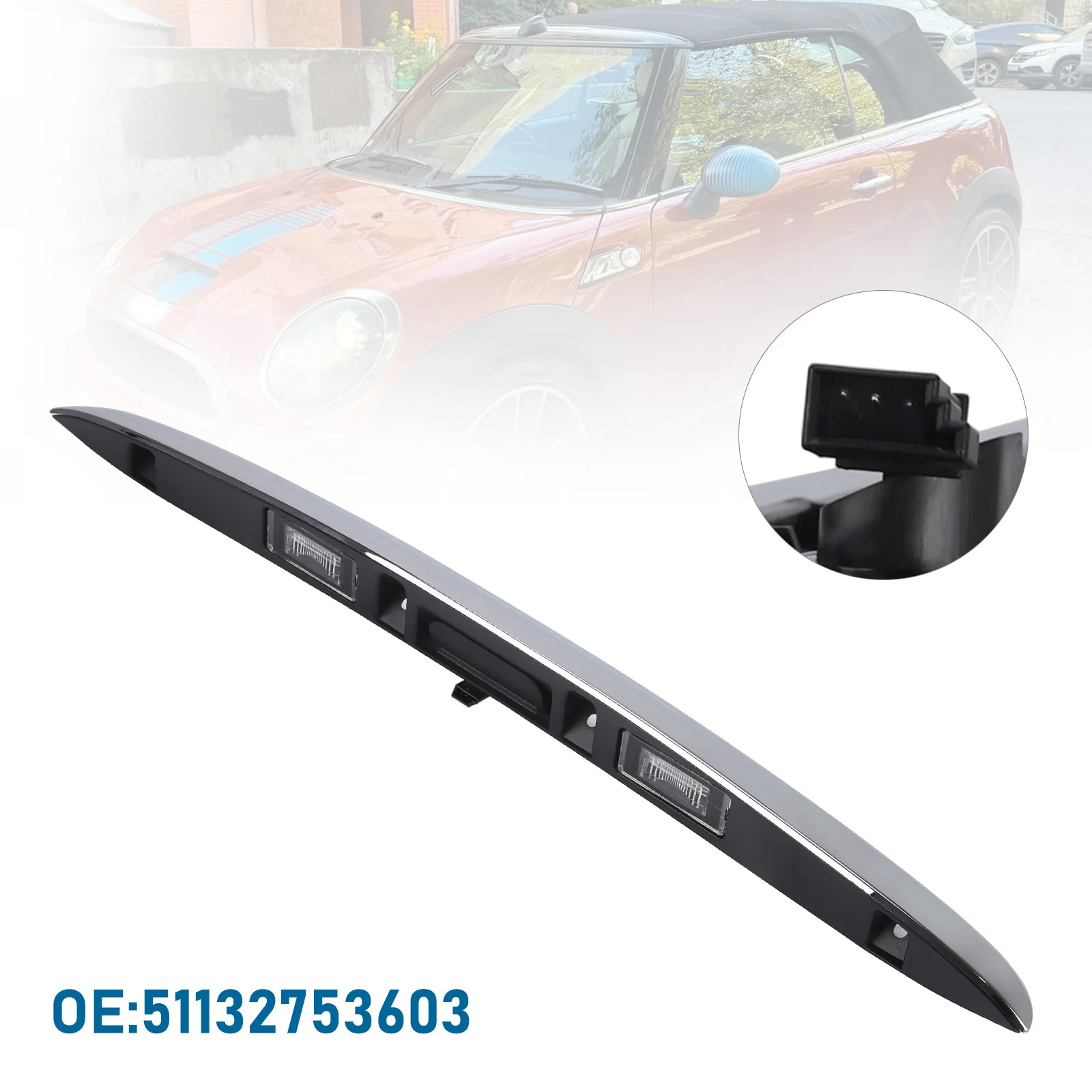 

CNSPEED For BMW Mini Cooper R55 R56 R57 R58 R59 Tailgate Grab Handle Rear Hatch Trunk Handle Aftermark Replacement 51132753603