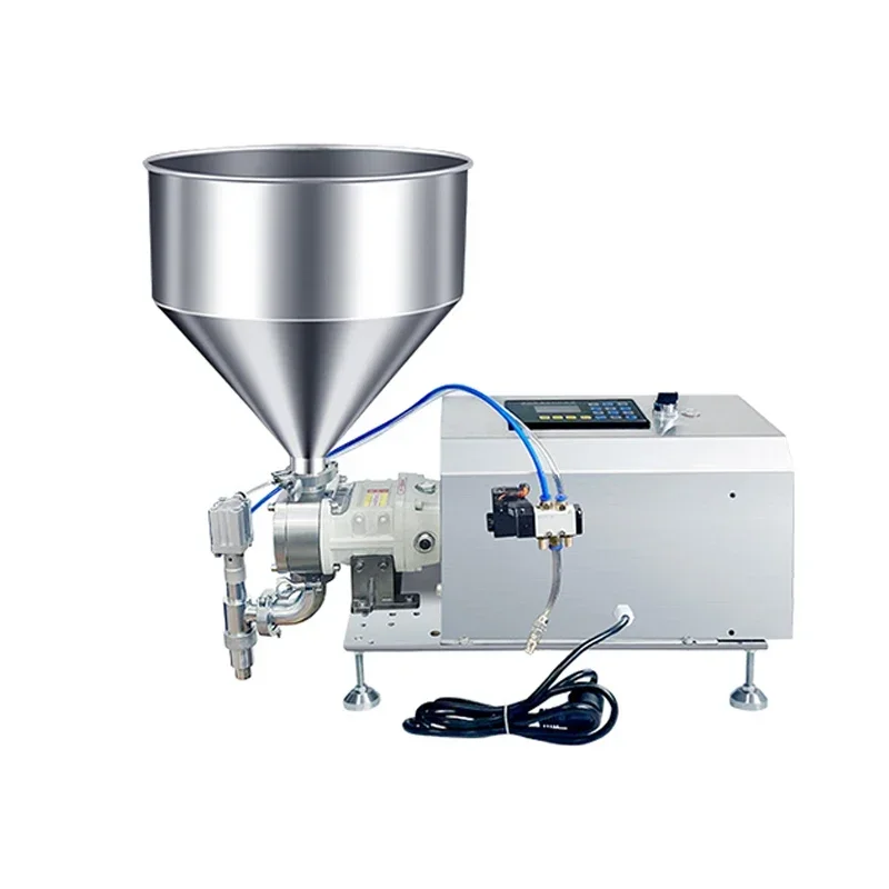 New Large Automatic Filling Machine Liquid Paste Rotor Pump Filling Sesame Sauce Hot Pot Bottom Material Honey Cosmetics Quantit