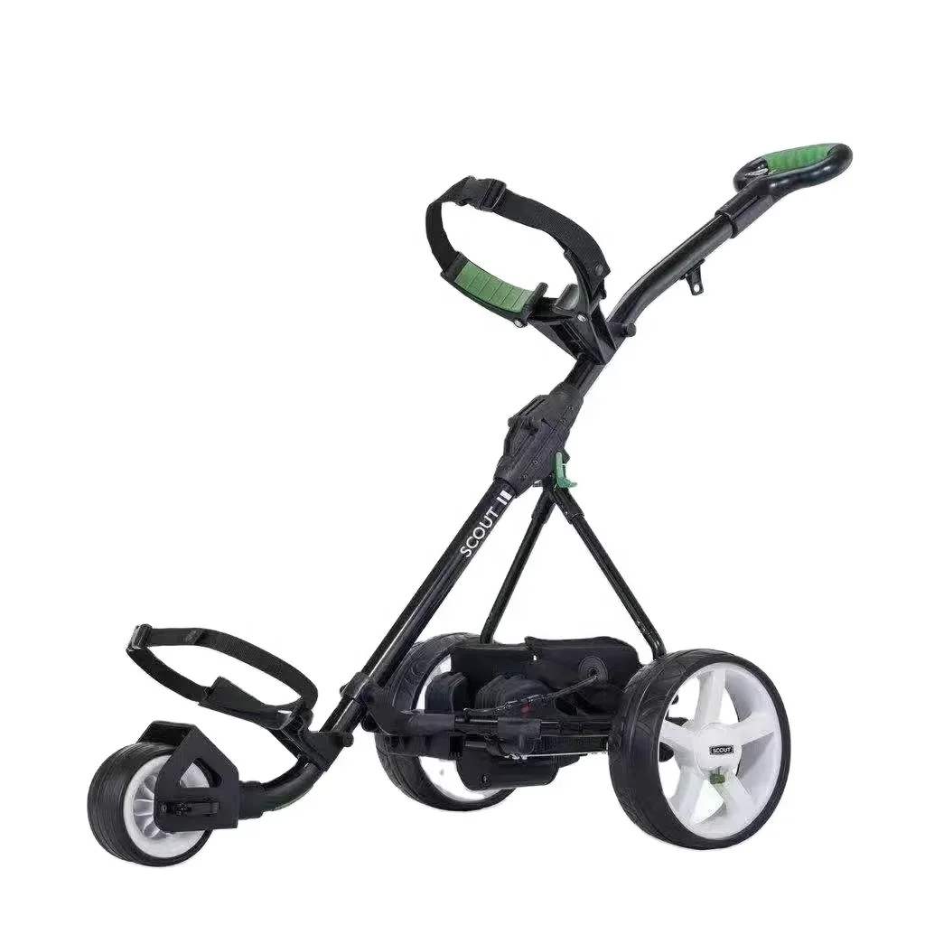 Electric Golf Trolley New Design Foldable Signature Range Cart Push Function