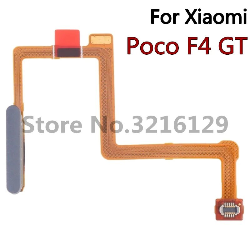 100% Original For Xiaomi Poco F2 M3 Pro X2 C40 F4 GT Fingerprint Sensor Home Button Return Key Flex Cable Replacement