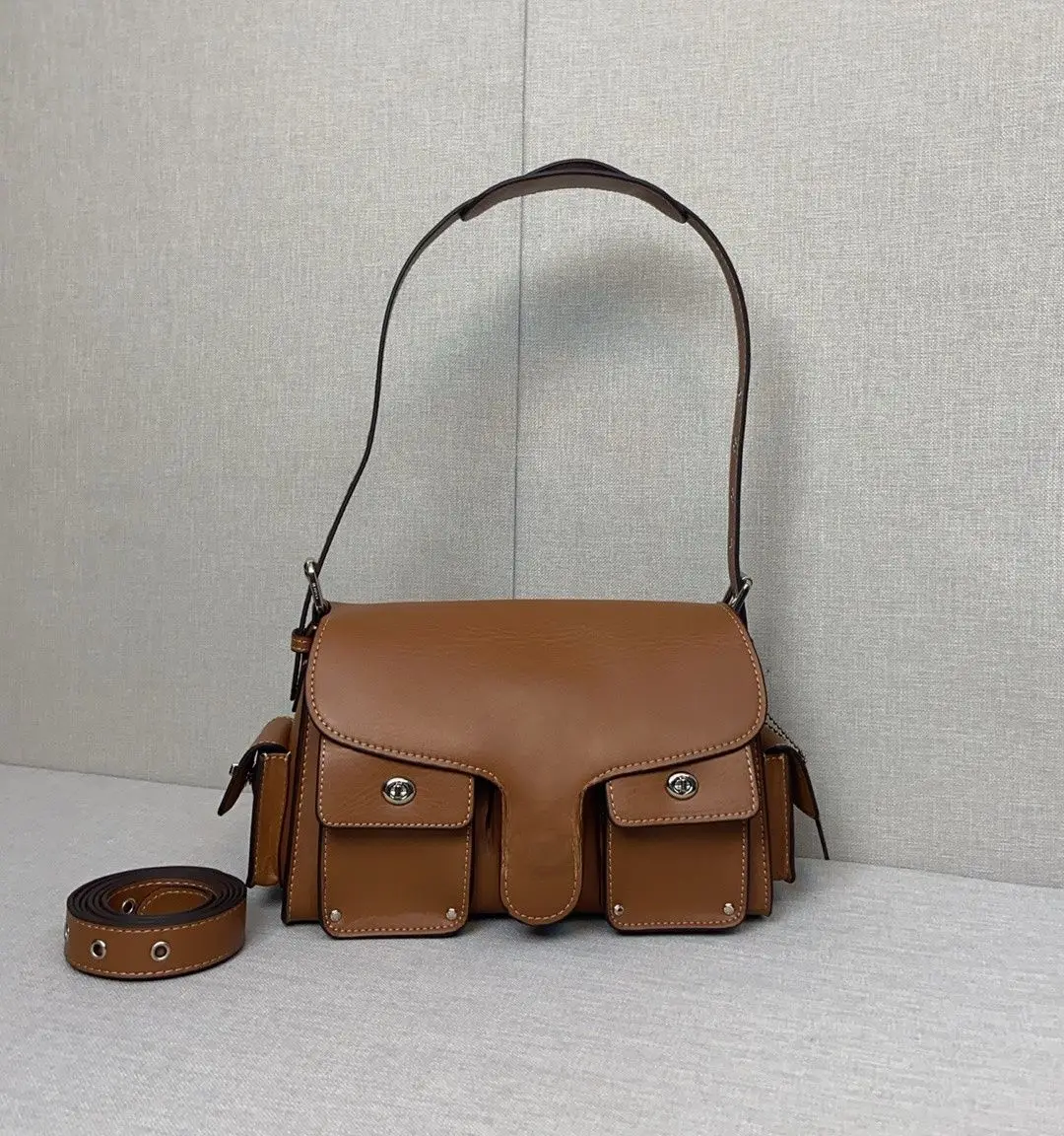 

High-End Texture Small Square Bag | New Retro Fashion, Versatile Commuter Crossbody & Top Handle Purse Bags for Women