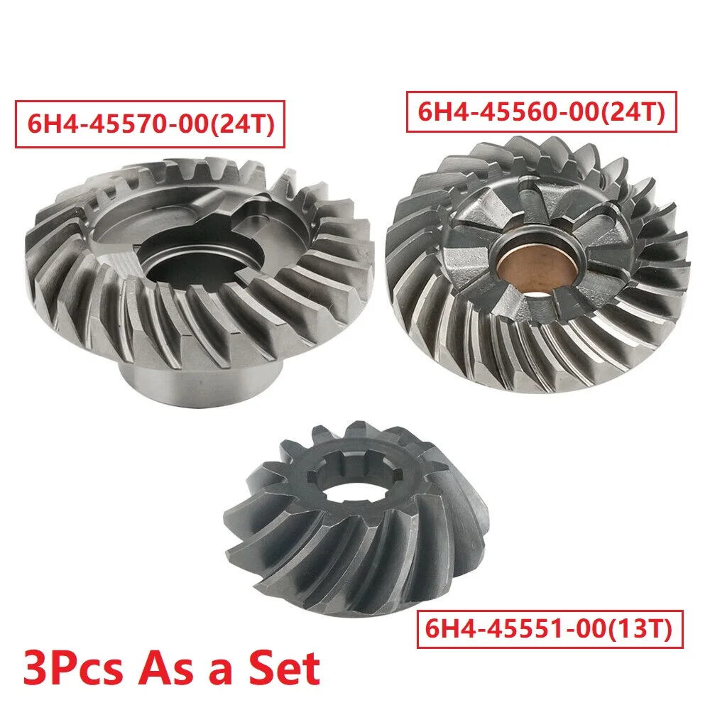 Boat 6H4 GEAR Set For Yamaha Outboard 40-50HP 3 Cylinder PINION Gear FORWARD Gear REVERSE Gear