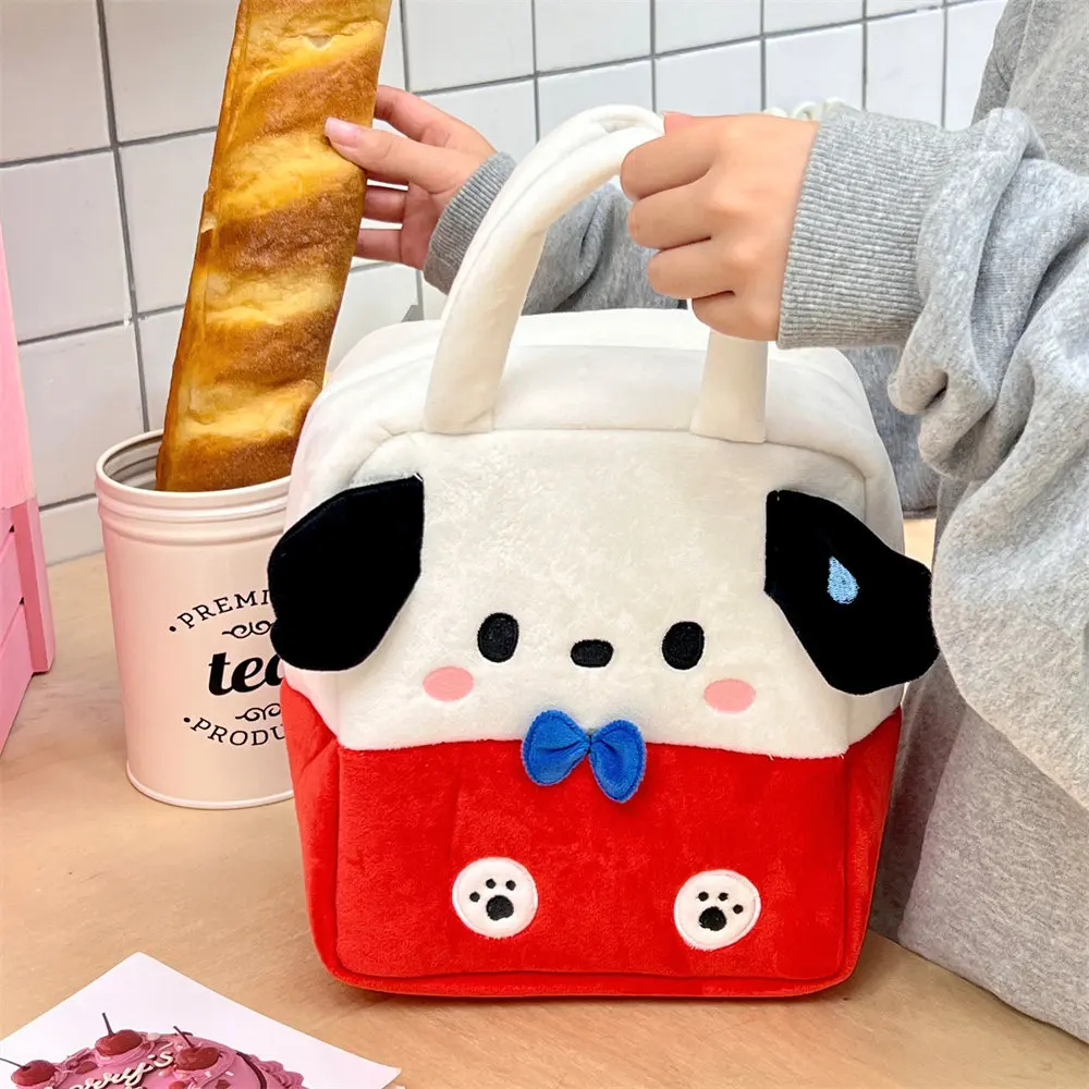 Cute Cartoon Portable Lunch Bag With Large Capacity Preservation Bag Student Lunch Box Insulation Bag