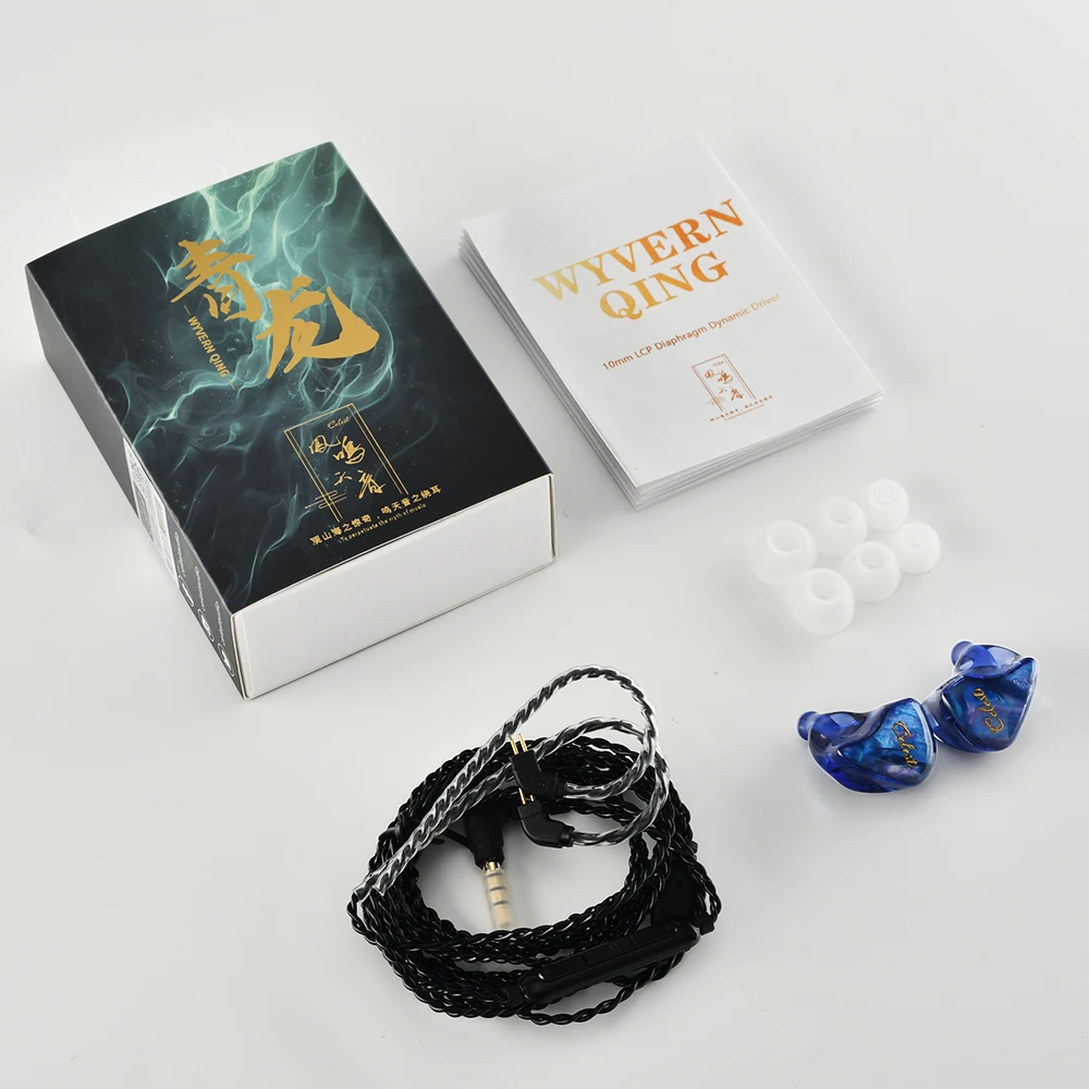 Kinera Celest Wyvern Qing Earphone In-Ear Driver dinamis 10mm