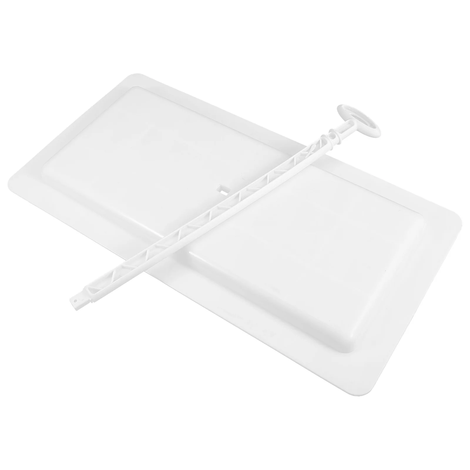 

1Set Squat Toilet Cover Plate Durable ABS Thick Design Nonslip Surface Stable Squatting Pan Lid Replacement Bathroom Accessory