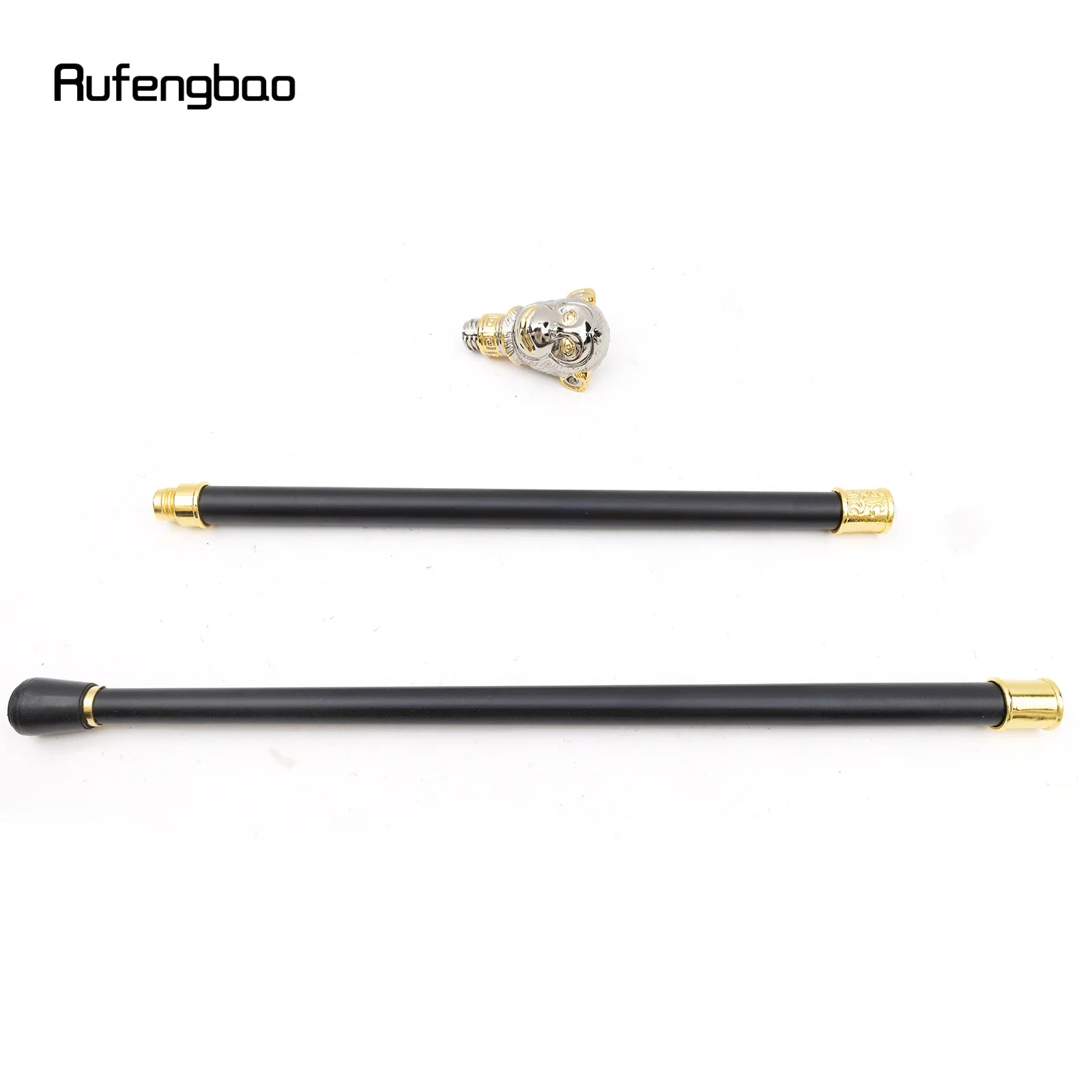 الذهبي الأبيض القرد الحيوان موضة عصا للمشي ديكور Cospaly خمر حفلة أداء عصري المرحلة قصب 92 سنتيمتر