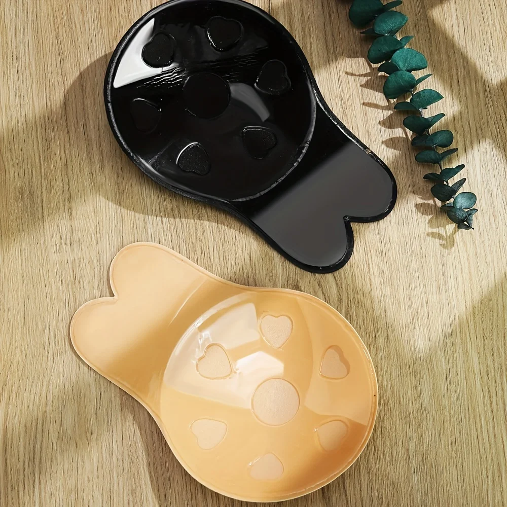 

Invisible Sticky Bra – Reusable Strapless Adhesive Bra, Lift Up Nipple Covers & Pasties for Women