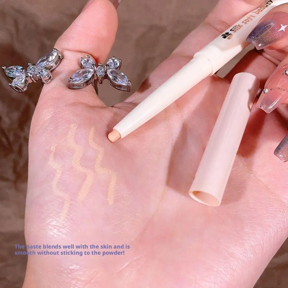 กันน้ำ Dark Circles Concealer Pen Silkworm Lying Concealer Stick Pen Pencil Light Concealer Makeup Eyebrows Pockmark Be I8V8