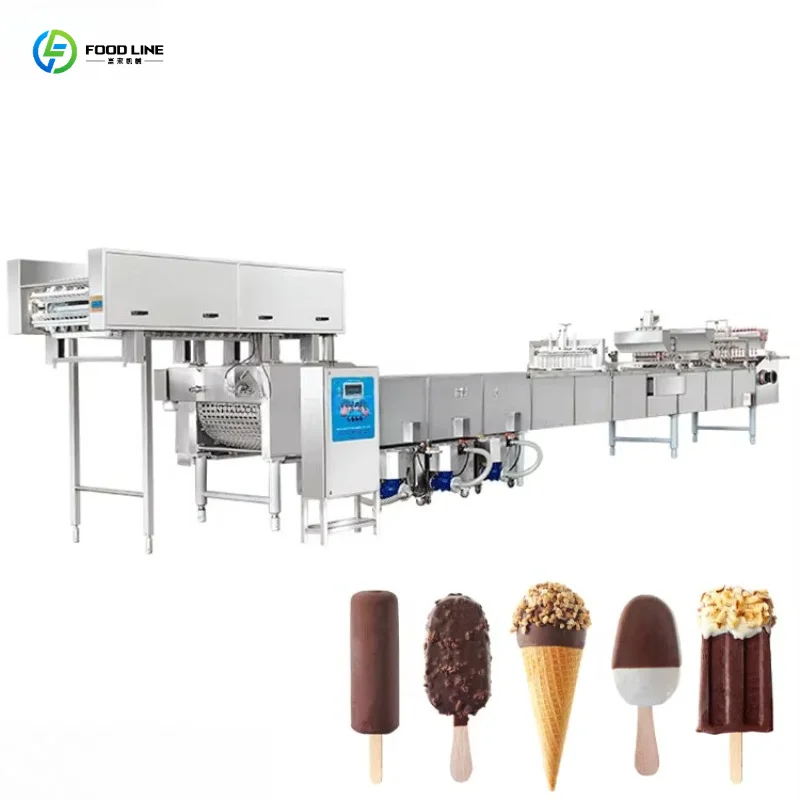 Customized Ice Cream Production Line Ice Cream Making Machine Ice Cream Processing Line