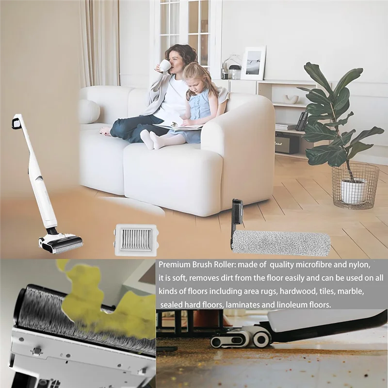 

【Favorite!】For Roborock Flexi Pro Vacuum Cleaner Accessories Vacuum Cleaner Replacement Spare Parts
