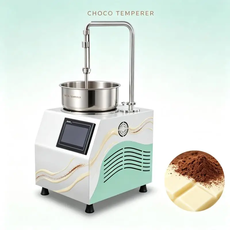 Commercial Chocolate Melter Automatic Tempering Machine Temperature Control Equipment for Cake Candy Confectionery