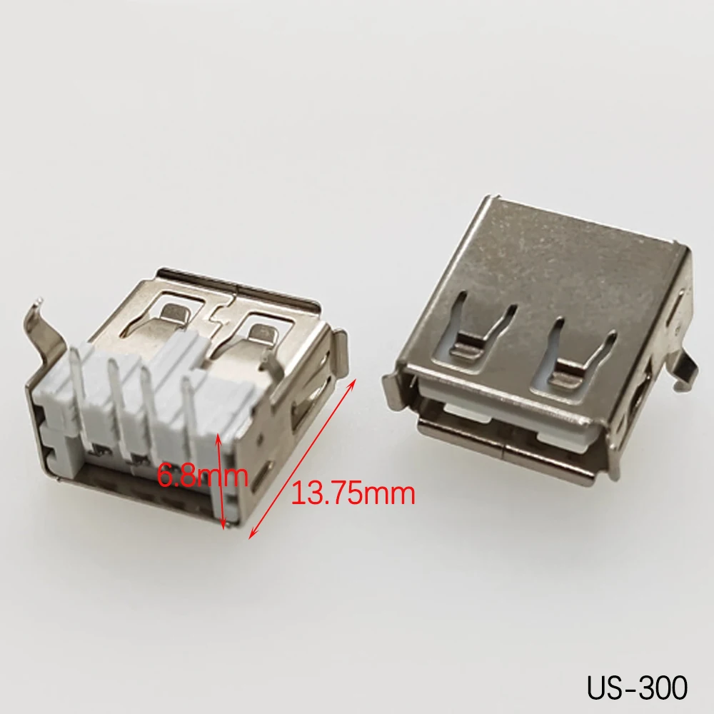 5PCS USB 2,0 Weibliche USB Buchse Stecker 4P USB 2,0 4 Pin Weibliche USB 2,0 Transfers Jack für Laptop Notebook Computer USB Typ A/B – Detail 13