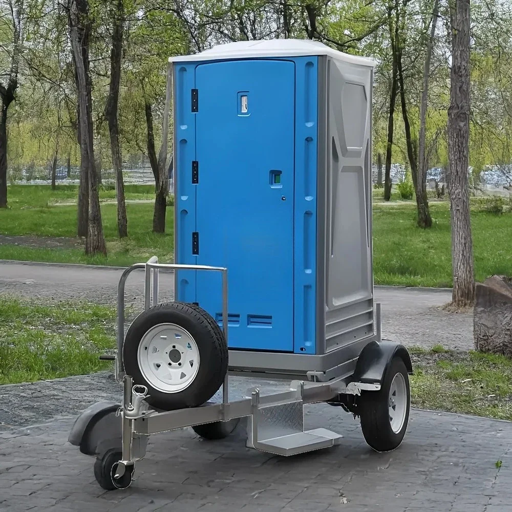 

Plastic Mobile Toilet Modern Porta Potty Portatiles Portable Construction Site Outdoor Use WC Hire