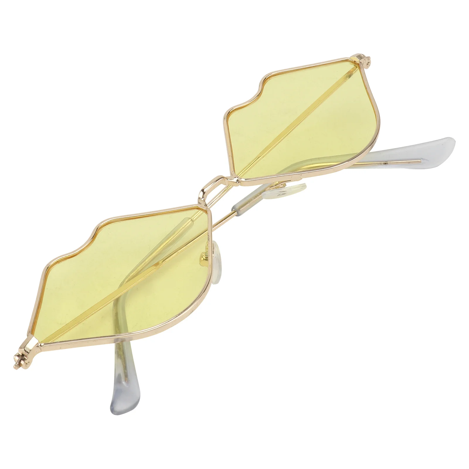 

1Pair Sunglasses Durable Metal Plastic Material Funny Party Eyeglasses Women Outdoor Beach Travel Gift Fashionable