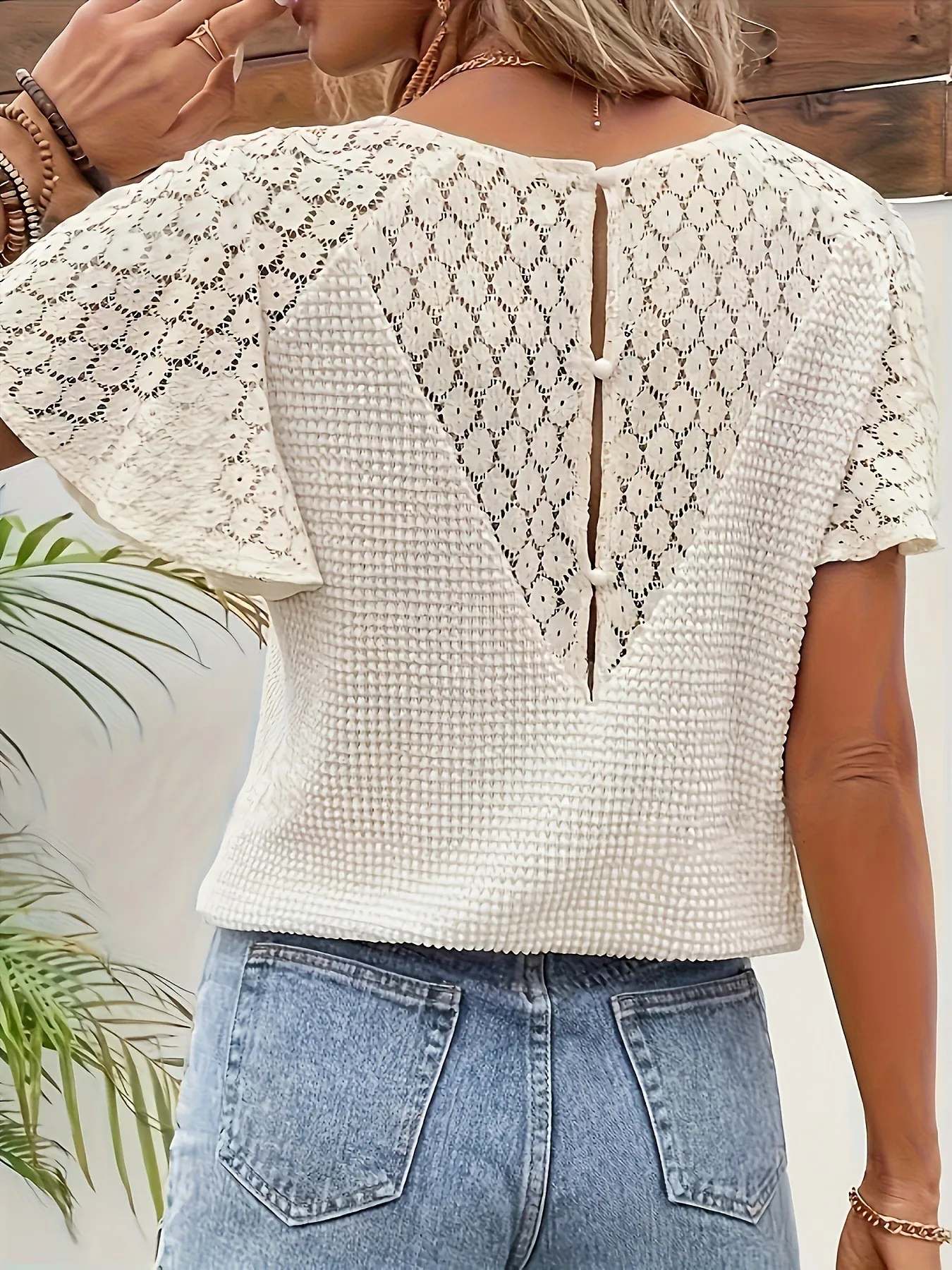 Casual V Neck Top Regular Length Professional with Everyday Wear T Shirt Sweater Short Sleeve T Shirt Commuter Summer Women Top