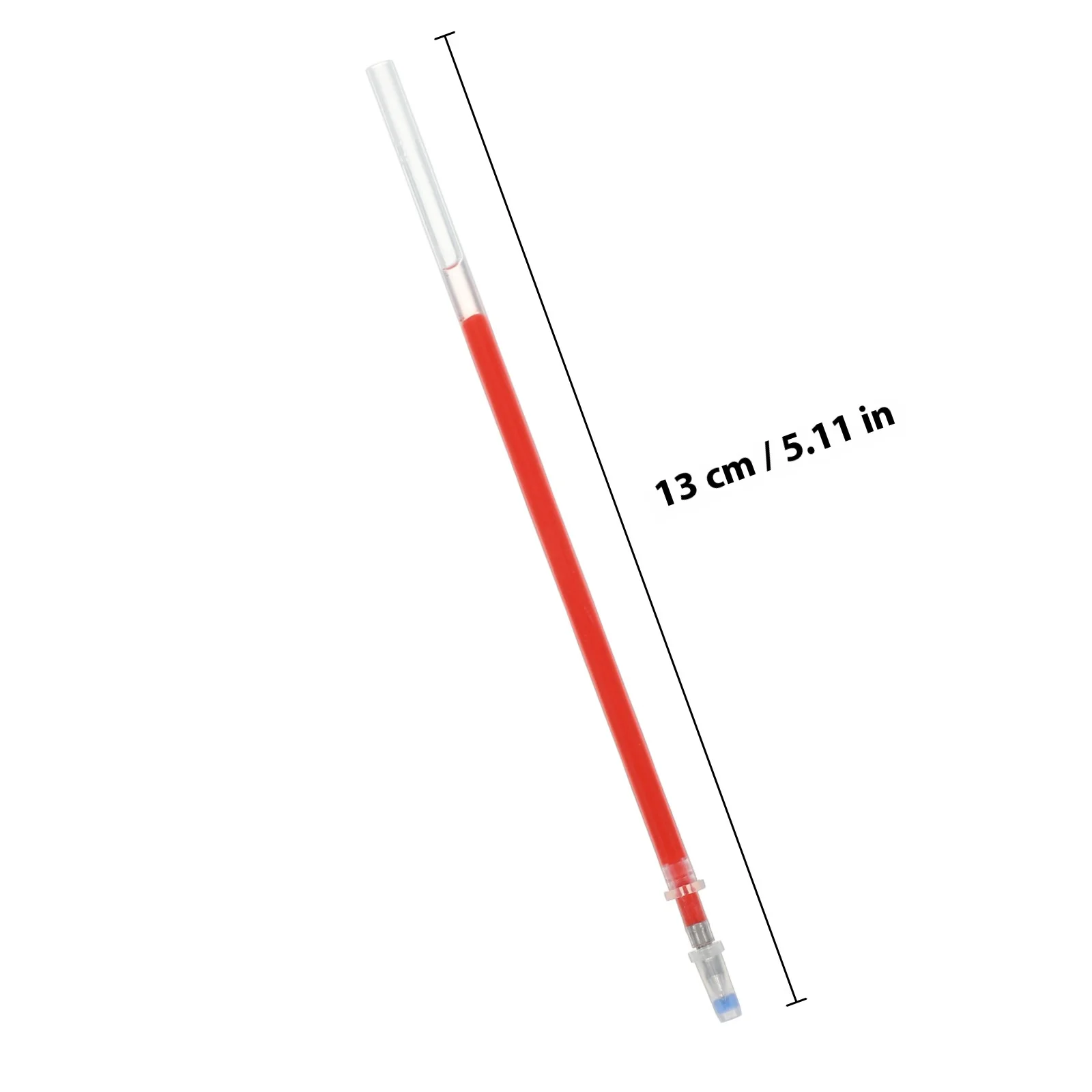 100Pcs Premium Ballpoint Pen Refills Long-Lasting Ink Refills for Office Study Smooth Writing Stationery Supplies