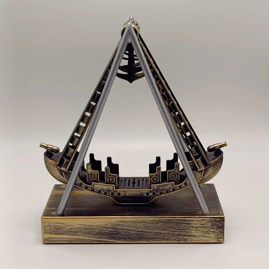 Pirate Ship Permanent Motion Device Celestial Swing Sculpture Creative Home Decoration Living Room Decoration Artwork Gift