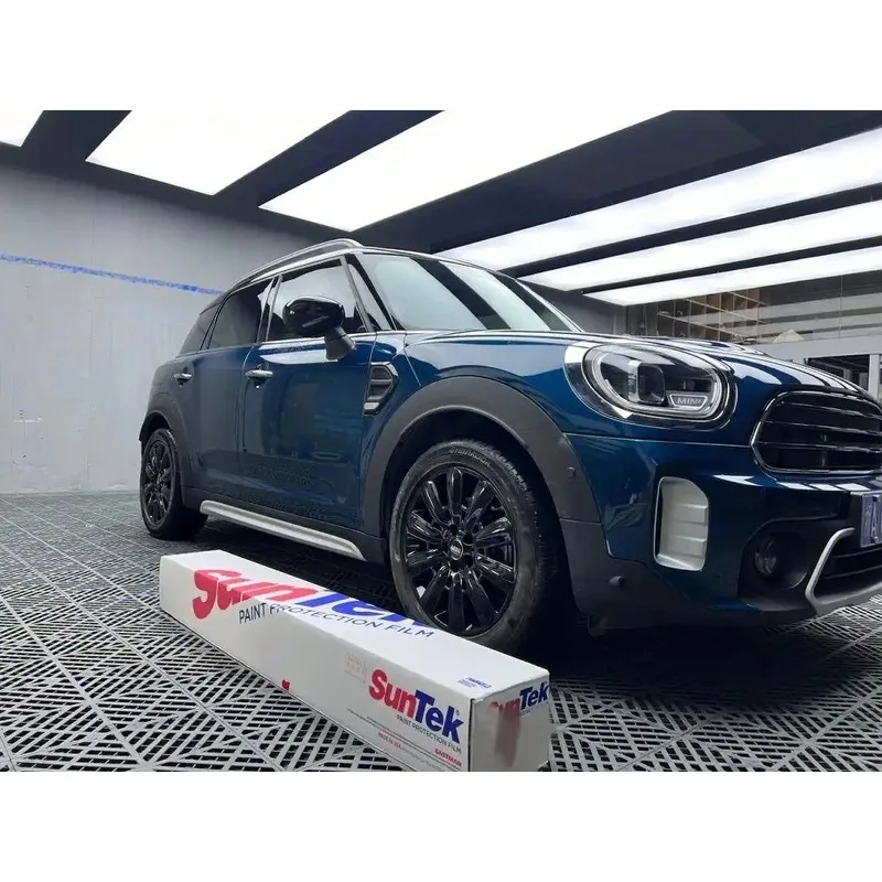 

Suntek ppf Прозрачная защитная пленка для автомобильной краски из кожи носорога, ТПУ, не желтеющая, против порезов, 1,52 м * 15 м, 1 рулон