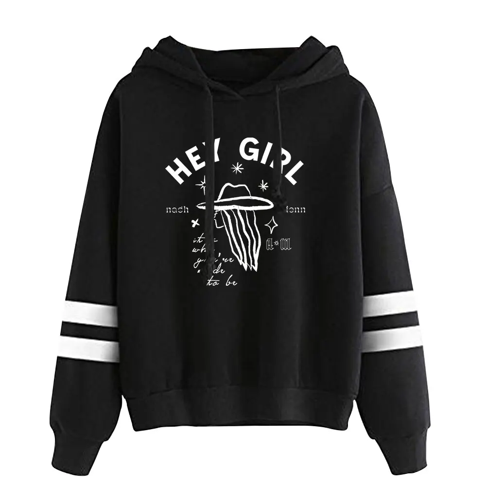 

Anne Wilson Hey Girl Pullover Hoodie Unisex Hooded Sweatshirt Long Sleeve Fashion Tracksuit