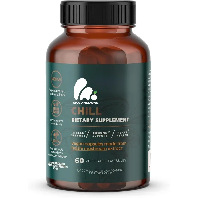 Lingzhi Capsules, 60 capsules of dietary supplement