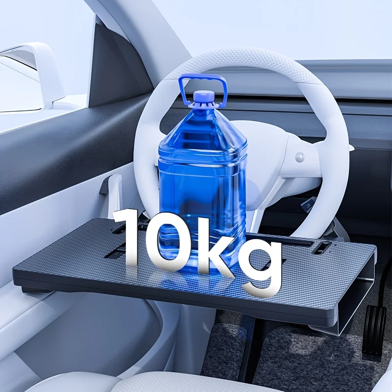 1pc Car Steering Wheel Table, Car Foldable Table, In-Car Office Computer Table, Car Multi-Function Dining Table, Car Tray Table,