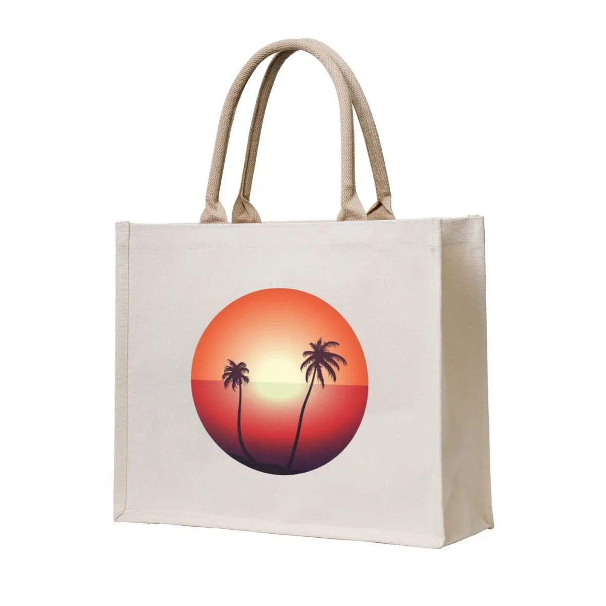 

Sunset On A Beach Tote Bag bag luxury women the tote bag Handbags women Canvas shoulder