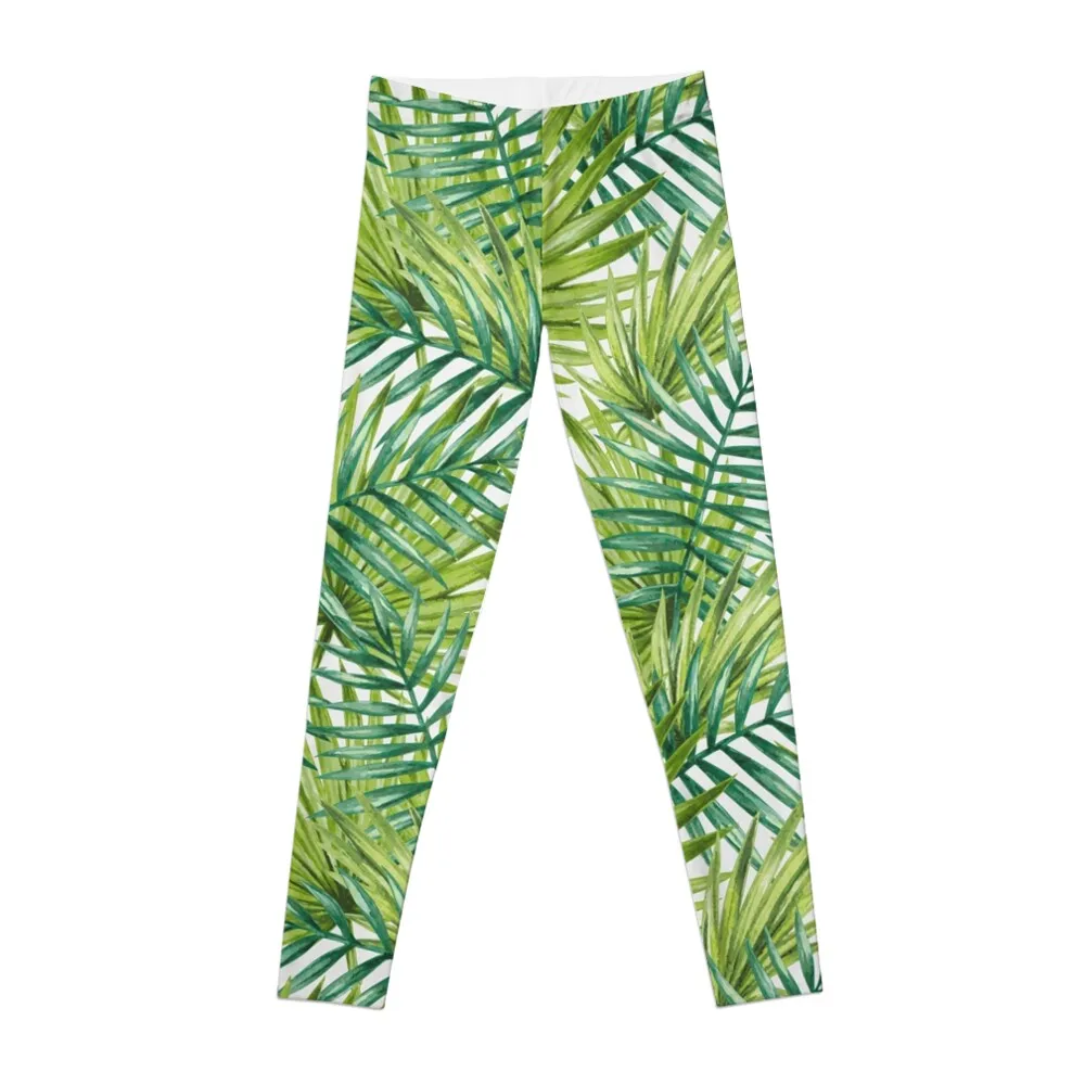 Paradise in Hawaiian Palm Leaves Leggings Women's sports pants sporty woman gym Womens Leggings