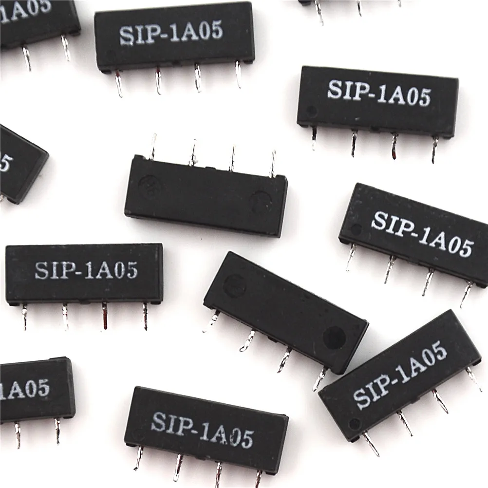20pcs 5V Reed Relay SIP-1A05 Reed Switch Relay 4PIN for PAN CHANG Relay
