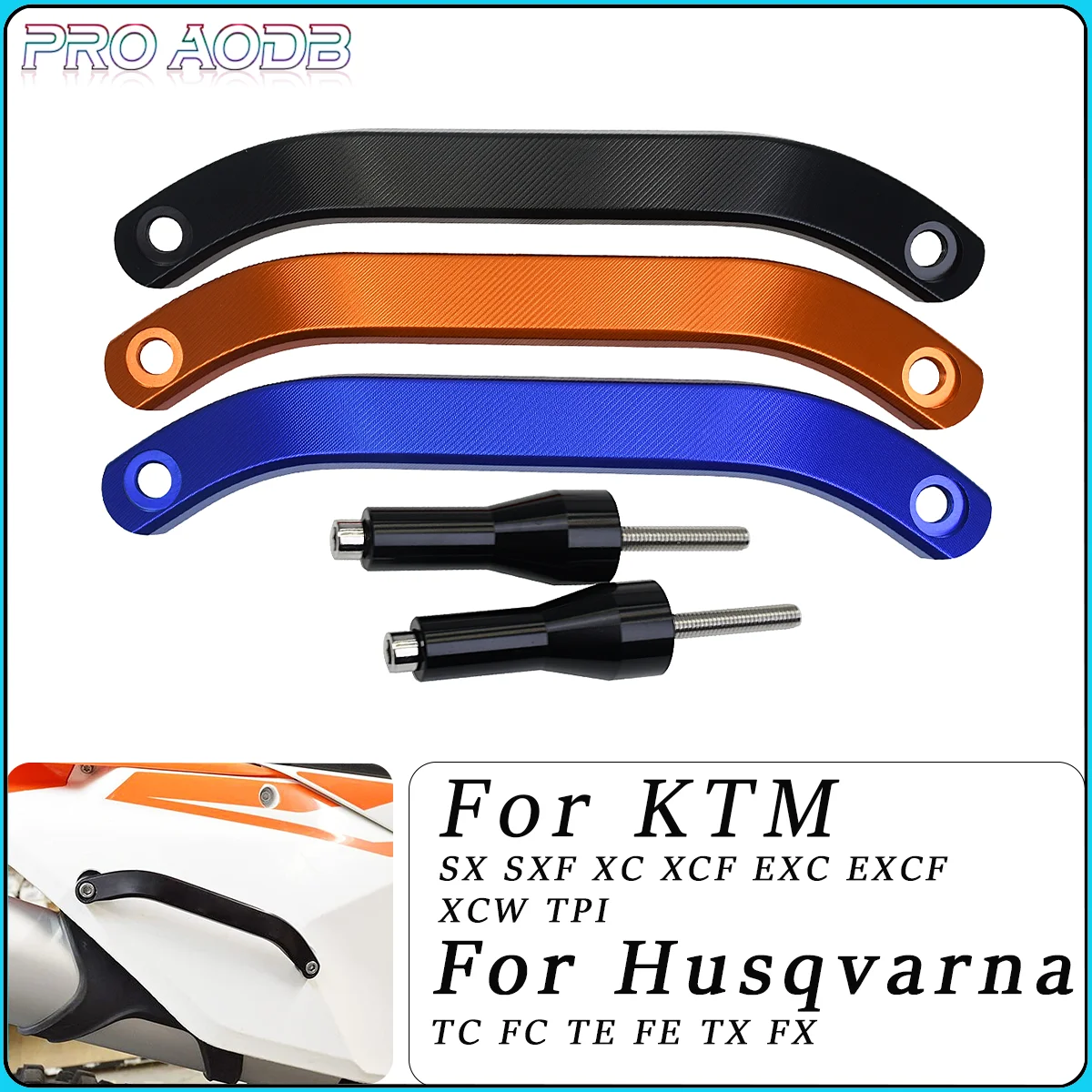 

Motorcycle Accessories Rear Grab Armrest Handle For KTM SX SXF XC XCF EXC EXCF TPI Husqvarna TE FC FE 125 150 250 350 450 500