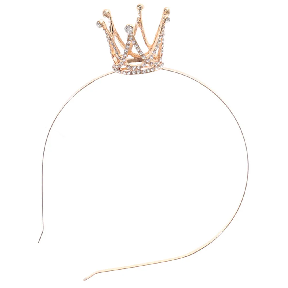 

Chic Crown Headb for Girls Birthday Tiaras Kids Accessories Hair 8 12 Sparkly Lightweight Portable Elegant Graceful Design