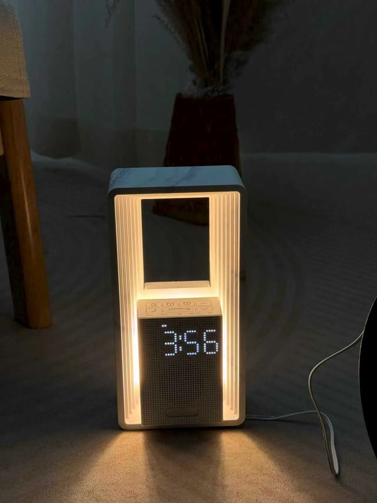 Sunrise Simulation Alarm Clock Wake up Light White Noise Sleep Sound Machine Night Lamp for Bedside Bedroom Desk Home Decor Gift