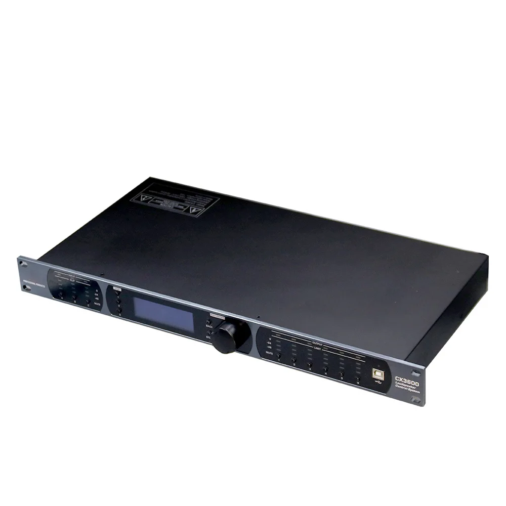 CX3600 3-in 6-out audioprocessorsoftware Professioneel audio-drive-rek Professionele luidspreker, audio-accessoires en onderdelen