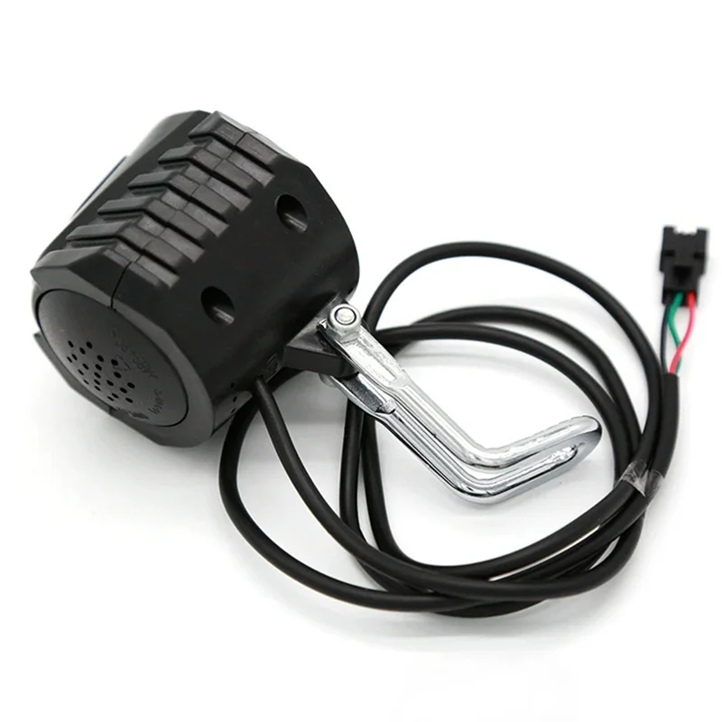 

【Must-Haves】E-Bike Horn Light 12 Вт 12 Вт Высокоинтенсивная 4 светодиодная велосипедная фара с двойным звуковым сигналом и переключателем света Велосипедная фара