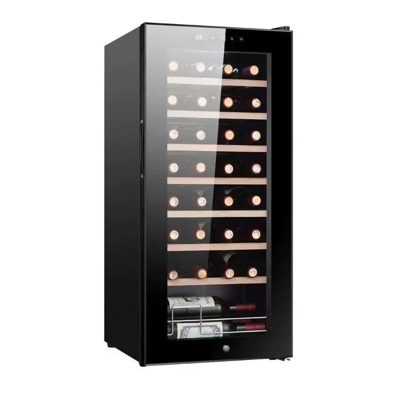 Smart Temperature - Controlled Wine Cooler Cabinet Quiet Operation for Wine Enthusiasts
