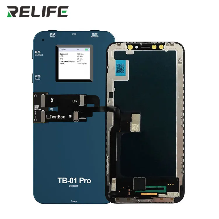 Relife TB-01 Pro Max 6 in 1 for Android and IP 6-13PM Lcd Screen Tester Programmer TB 01 PRO